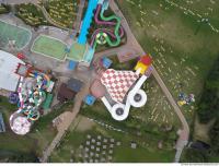 photo texture of aquapark from above 0009